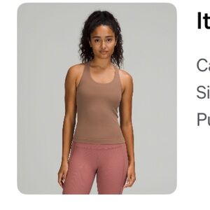 Lululemon Nulu Short Racerback sz 10